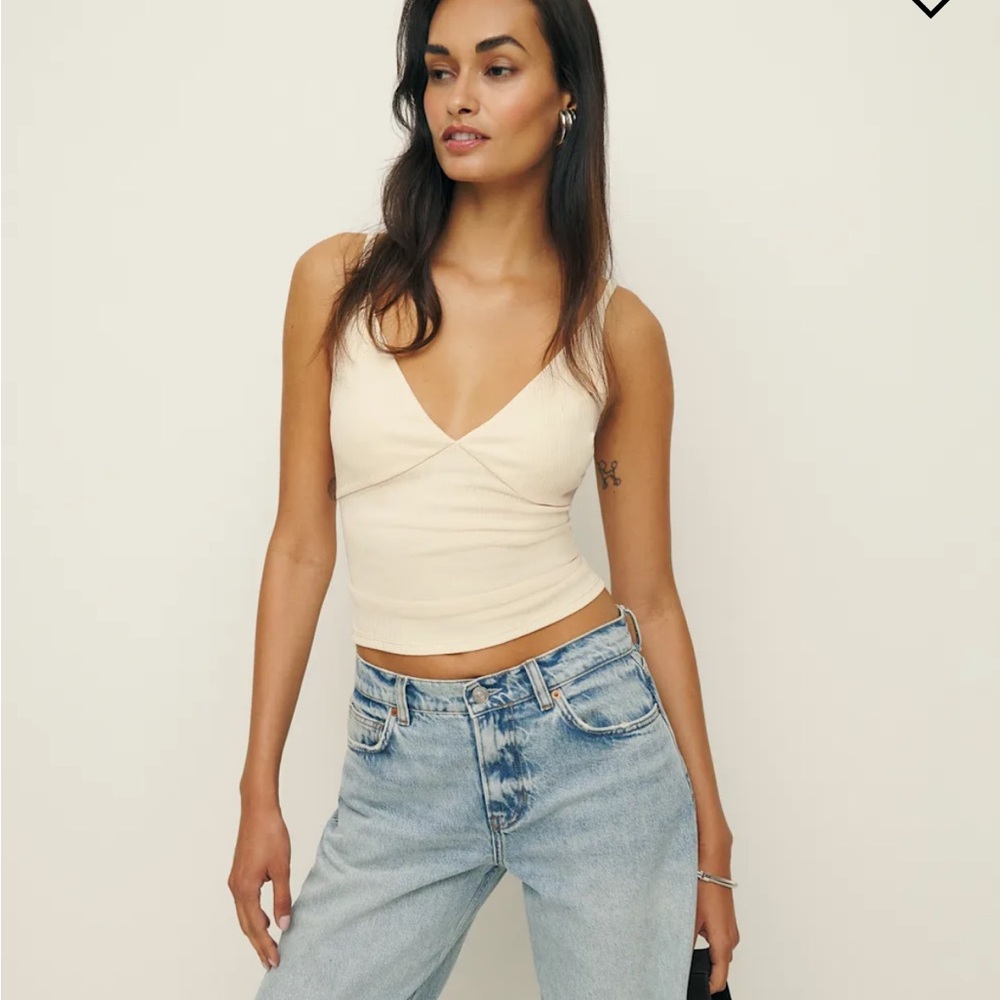 NWT Reformation Isabel Knit Top